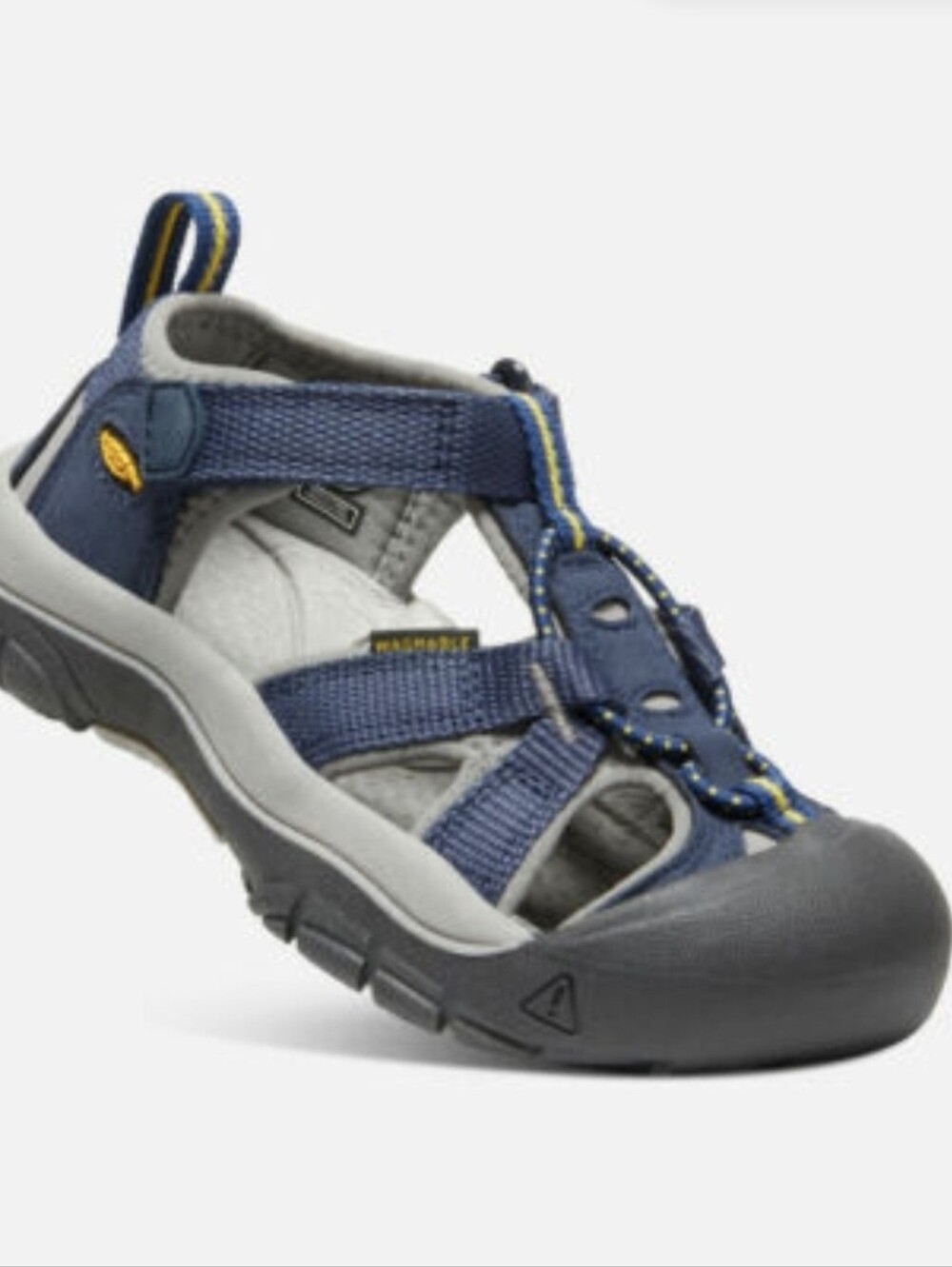 VGUC Keen Venice H2 Kid Navy Grey Boys 13 Waterproof